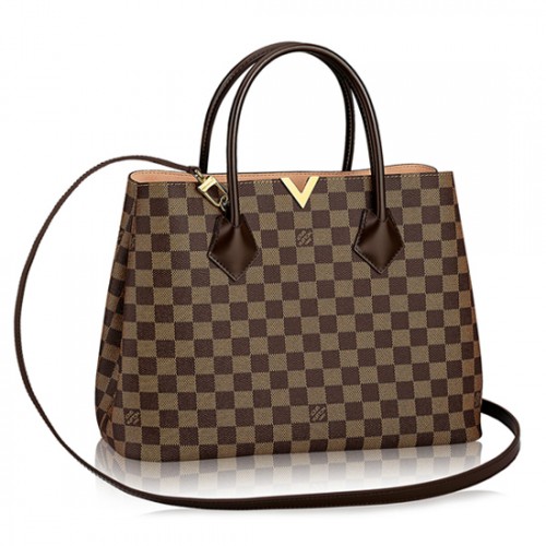 Louis Vuitton N41435 Kensington Tote Bag Damier Ebene Canvas