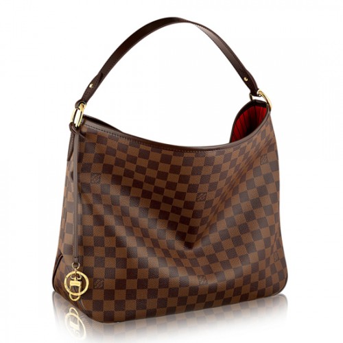 Louis Vuitton N41460 Delightful MM Hobo Bag Damier Ebene Canvas