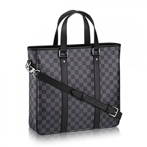 Louis Vuitton N41467 Tadao PM Briefcase Damier Graphite Canvas