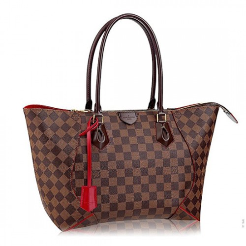 Louis Vuitton N41548 Caissa Tote MM Tote Bag Damier Ebene Canvas