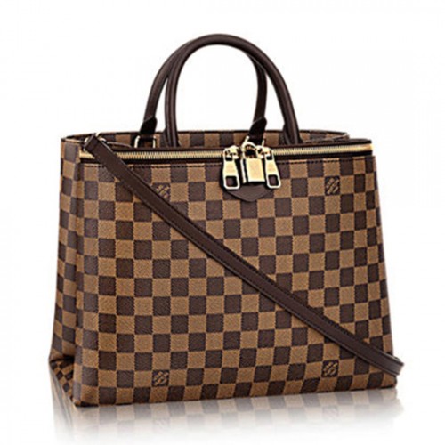 Louis Vuitton N41582 Brompton Tote Bag Damier Ebene Canvas