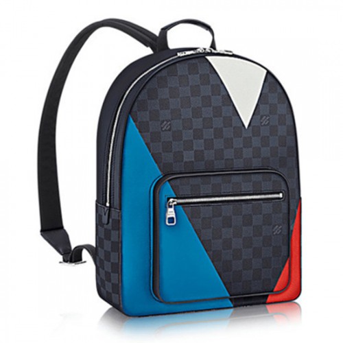 Louis Vuitton N41612 Josh Backpack Damier Cobalt Canvas