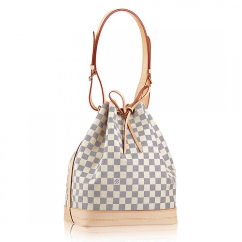 Louis Vuitton N42222 Noe Shoulder Bag Damier Azur Canvas