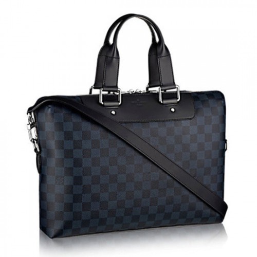 Louis Vuitton N42241 Porte-Documents Jour Briefcase Damier Cobalt Canvas