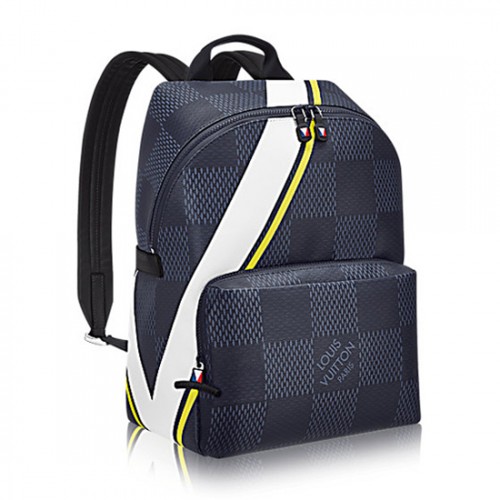 Louis Vuitton N44005 Apollo Backpack Damier Cobalt Canvas