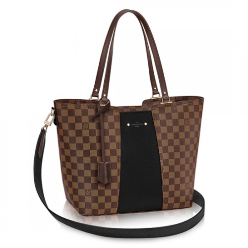 Louis Vuitton N44023 Jersey Shoulder Bag Damier Ebene Canvas