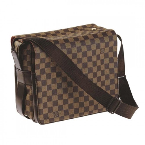 Louis Vuitton N45255 Naviglio Messenger Bag Damier Ebene Canvas