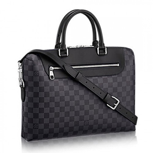 Louis Vuitton N48260 Porte-Documents Jour Briefcase Damier Graphite Canvas