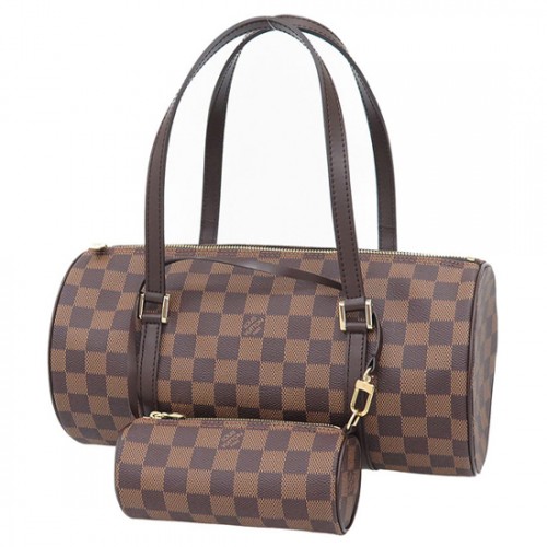 Louis Vuitton N51303 Papillion 30 Tote Bag Damier Ebene Canvas