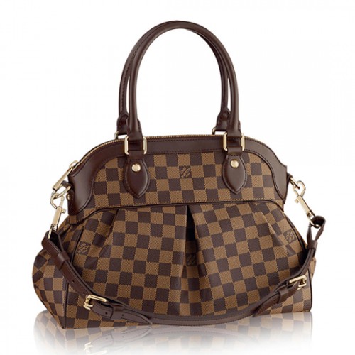 Louis Vuitton N51997 Trevi PM Tote Bag Damier Ebene Canvas