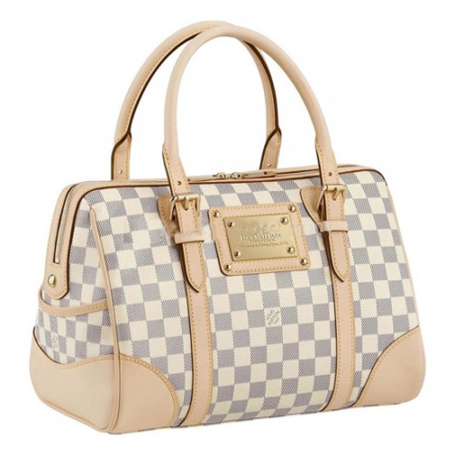 Louis Vuitton N52001 Berkeley Tote Bag Damier Azur Canvas