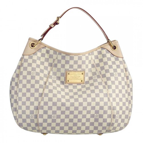 Louis Vuitton N55216 Galliera GM Hobo Bag Damier Azur Canvas