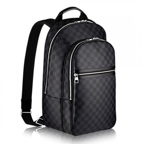 Louis Vuitton N58024 Michael Backpack Damier Graphite Canvas