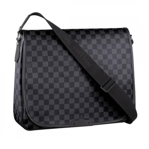 Louis Vuitton N58033 Daniel GM Messenger Bag Damier Graphite Canvas