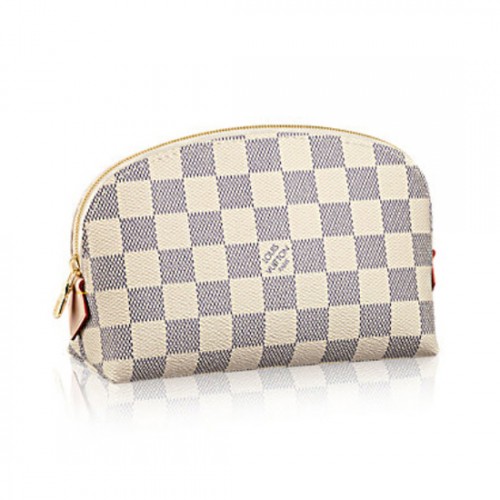 Louis Vuitton N60024 Cosmetic Pouch Damier Azur Canvas