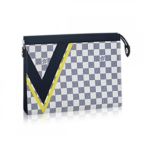 Louis Vuitton N60049 Pochette Voyage MM Damier Azur Canvas