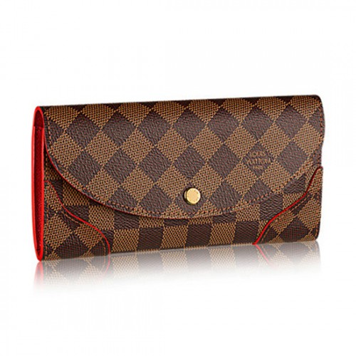 Louis Vuitton N61221 Caissa Wallet Damier Ebene Canvas