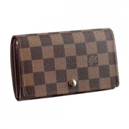 Louis Vuitton N61730 Tresor Wallet Damier Ebene Canvas