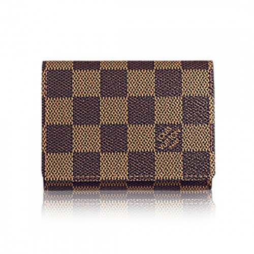 Louis Vuitton N62920 Business Card Holder Damier Ebene Canvas