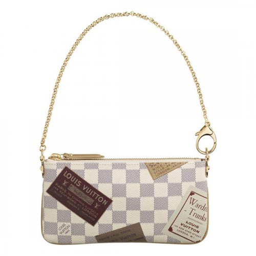 Louis Vuitton N63078 Pochette Milla MM Damier Azur Canvas