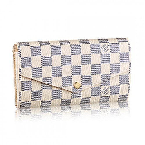 Louis Vuitton N63208 Sarah Wallet Damier Azur Canvas