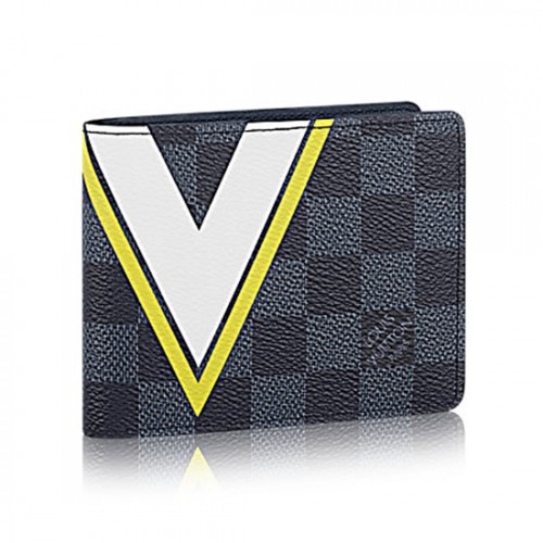 Louis Vuitton N64010 Slender Wallet Damier Cobalt Canvas