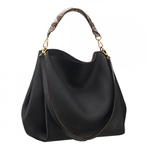 Louis Vuitton N91671 Babylone MM Hobo Bag Taurillon Leather