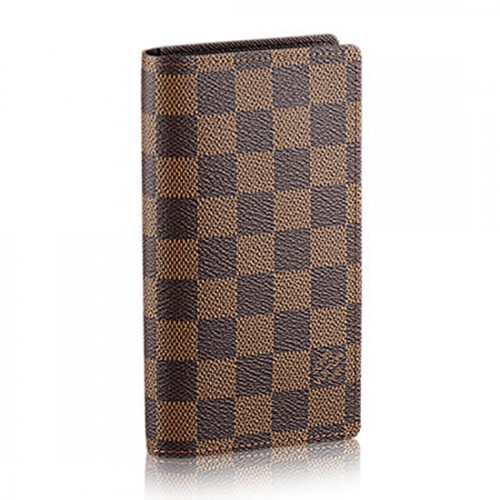 Louis Vuitton R20703 Pocket Agenda Cover Damier Ebene Canvas