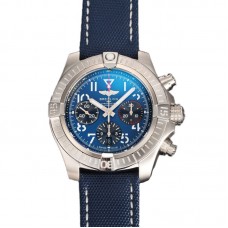 Avenger B01 Chronograph 45 Blue Dial in Steel