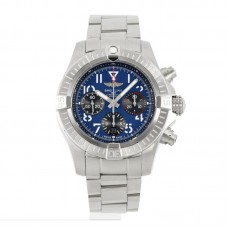 Avenger B01 Chronograph 45 Blue Dial in Steel on Bracelet