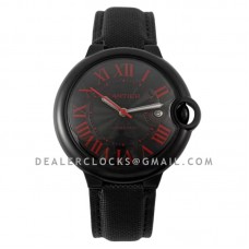 Ballon Bleu de Cartier Carbon 42mm Black Dial with Red Markers