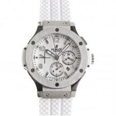 Big Bang Chronograph Evolution Steel White Dial