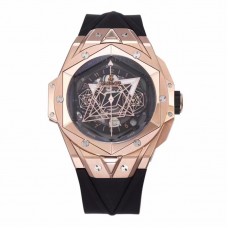 Big Bang Sang Bleu II Black Dial in Rose Gold