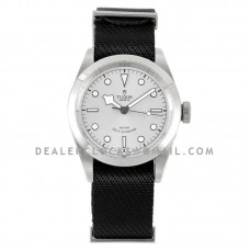 Black Bay 41 Silver Dial in Nato Strap Ref: M79540-0012