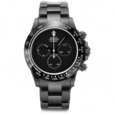 Blaken Daytona Matt Black with White Tachymeter