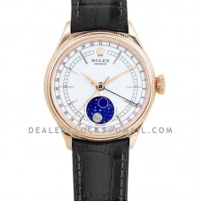 Cellini Moonphase 50535 Black Leather Strap