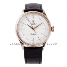 Cellini Time 50509 White Dial with Stick Marker in Rose Gold