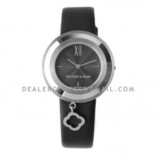 Charms Watch 32m Black Dial in Steel on Black Strap Charms Watch 32m Black Dial in Steel on Black Strap