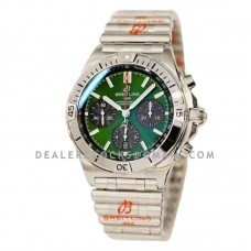 Chronomat B01 42 Bentley Green Dial Ref AB01343A1L1A1