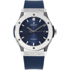Classic Fusion Automatic 42mm Blue Dial on Rubber Strap