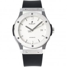 Classic Fusion Automatic 42mm White Dial on Rubber Strap