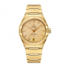Constellation Co-Axial Master Chronometer 41mm Champagne Meteorite Dial in Yellow Gold on Bracelet Constellation Co-Axial Master Chronometer 41mm Champagne Meteorite Dial in Yellow Gold on Bracelet