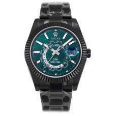 DIW Sky Dweller Black DLC Green Worldtimer