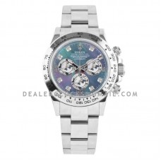 Daytona 116509 Blue MOP Dial in White Gold