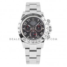 Daytona 116509 Grey Classic Racing Dial in White Gold