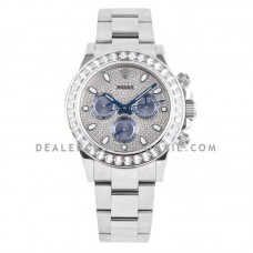 Daytona 116576TBR Diamond Paved Dial in Platinum