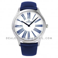 De Ville Tresor White Dial with Blue Leather Strap De Ville Tresor White Dial with Blue Leather Strap