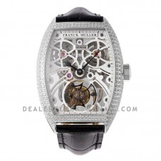 Fast Tourbillon 8889 in Steel with Diamond Bezel