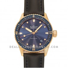 Fifty Fathoms Bathyscaphe Blue Dial in Rose Gold Ref: 5000-36S40-O52A