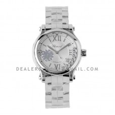 Happy Sport Automatic 33mm White Dial in Steel